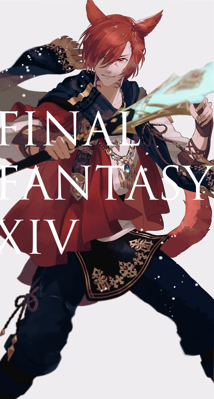 g'raha tia (final fantasy and 1 more) drawn by en_(enxxx)