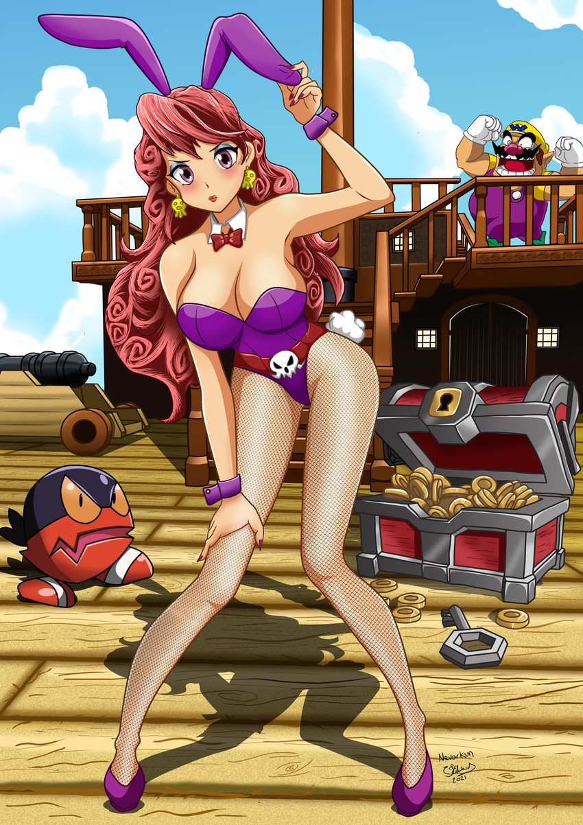 wario, captain syrup, and bandinero (mario and 2 more)