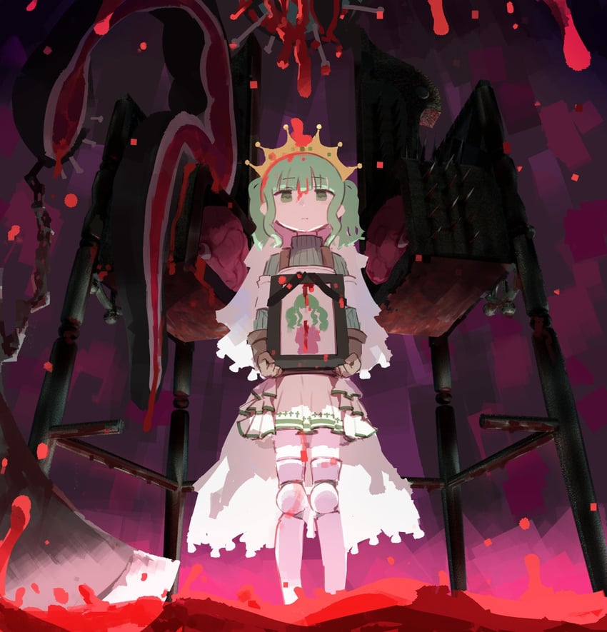 futaba sana and theresia (mahou shoujo madoka magica and 1 more) drawn by samidare_(hoshi)