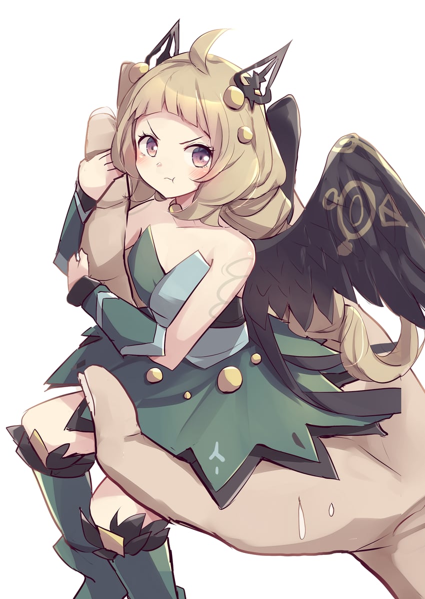 hugin the runick wings (yu-gi-oh!) drawn by kanzakietc