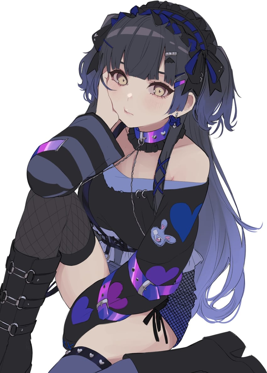 mayuzumi fuyuko (idolmaster and 1 more) drawn by a01macaron