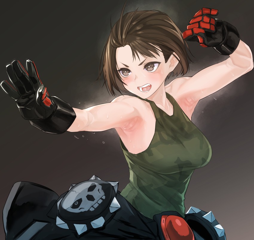 kazama akira (street fighter and 2 more) drawn by haishima_xv