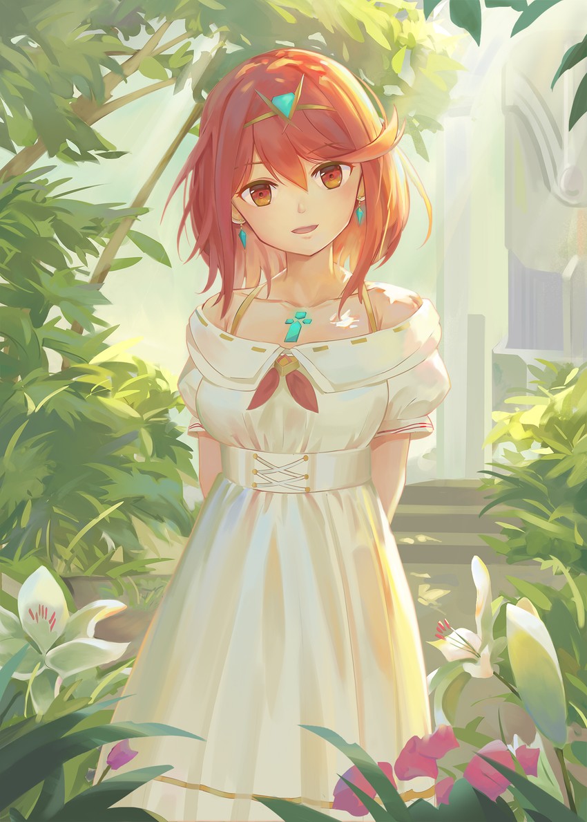 pyra (xenoblade chronicles and 1 more) drawn by kiiro_kimi