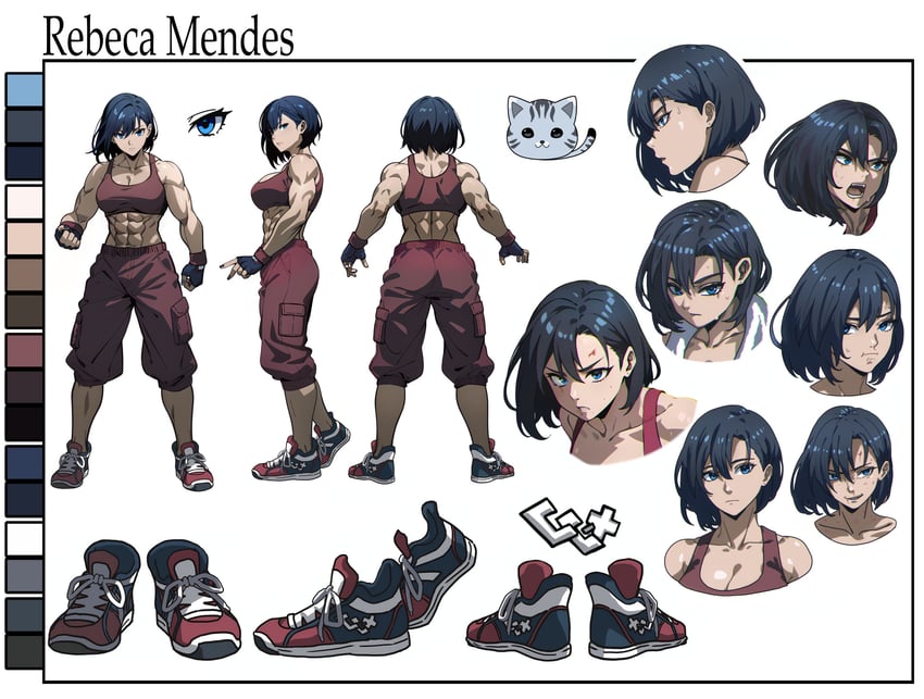 rebeca mendes (original) drawn by xenocracy