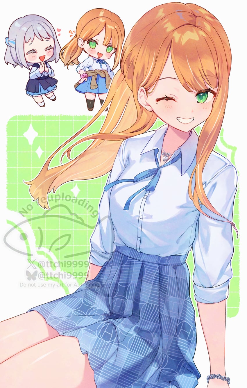 katsuragi lilja and shiun sumika (idolmaster and 1 more) drawn by miyanome