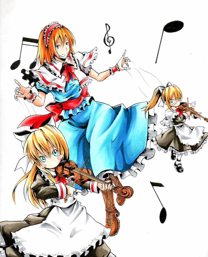 alice margatroid and shanghai doll (touhou) drawn by koji_(koji-a)