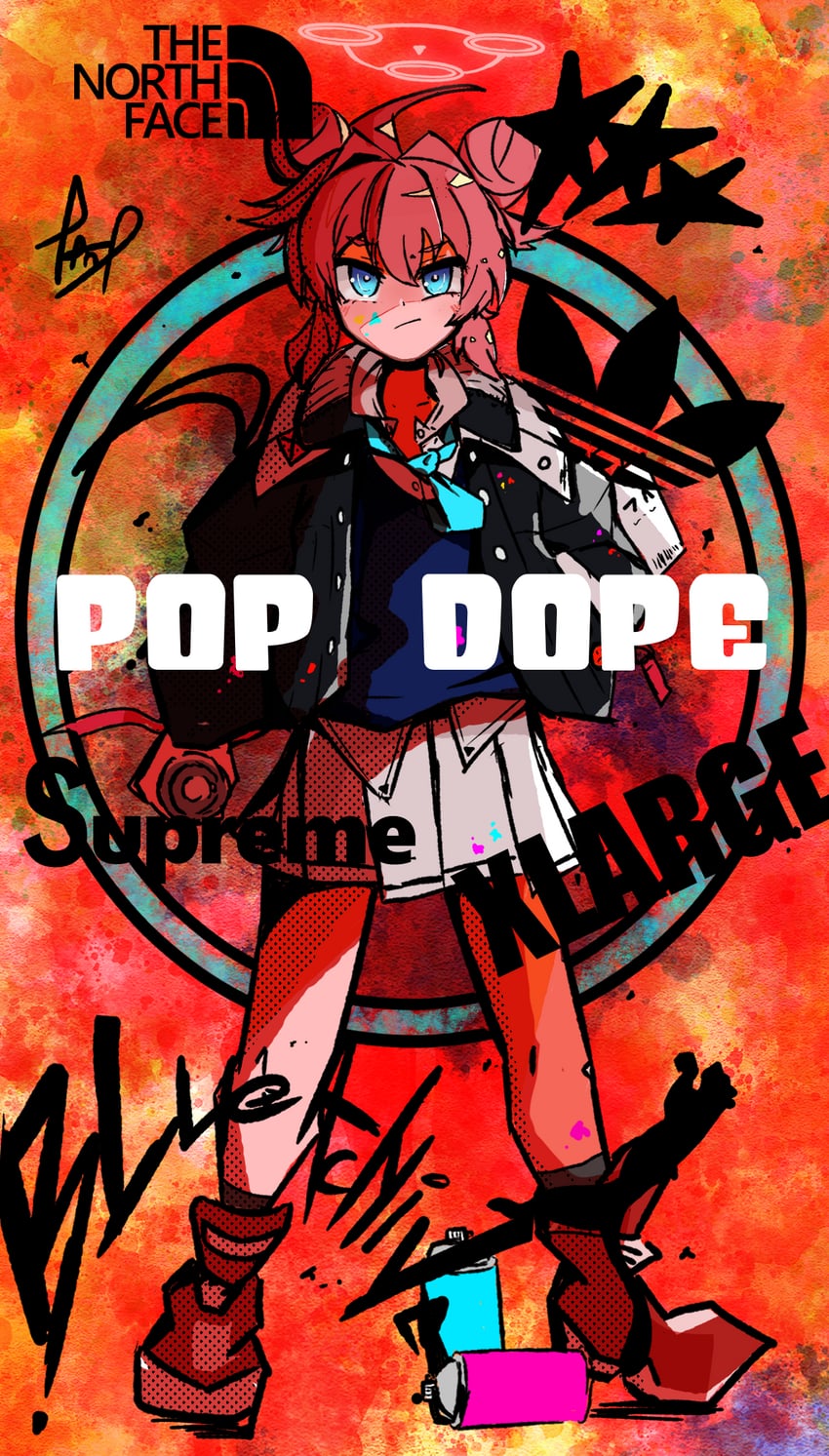 maki (blue archive and 1 more) drawn by navysears