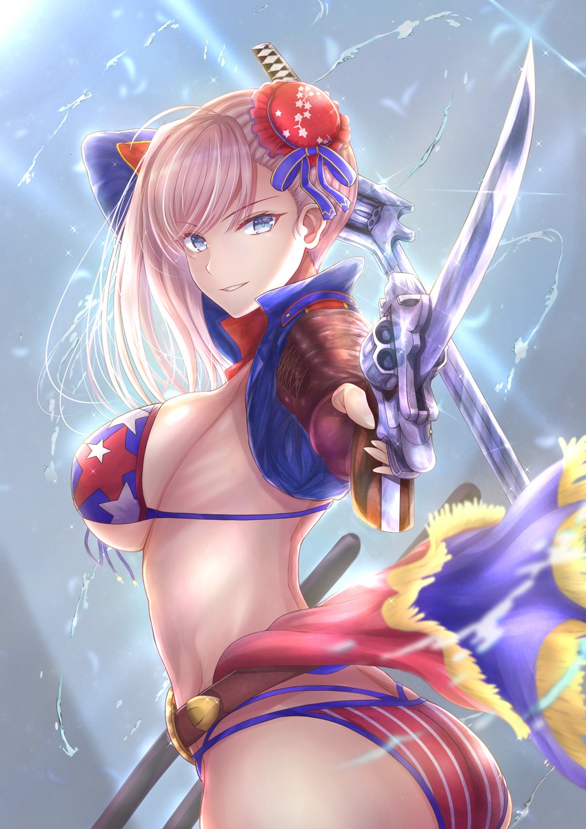 miyamoto musashi (fate and 1 more) drawn by penguintake