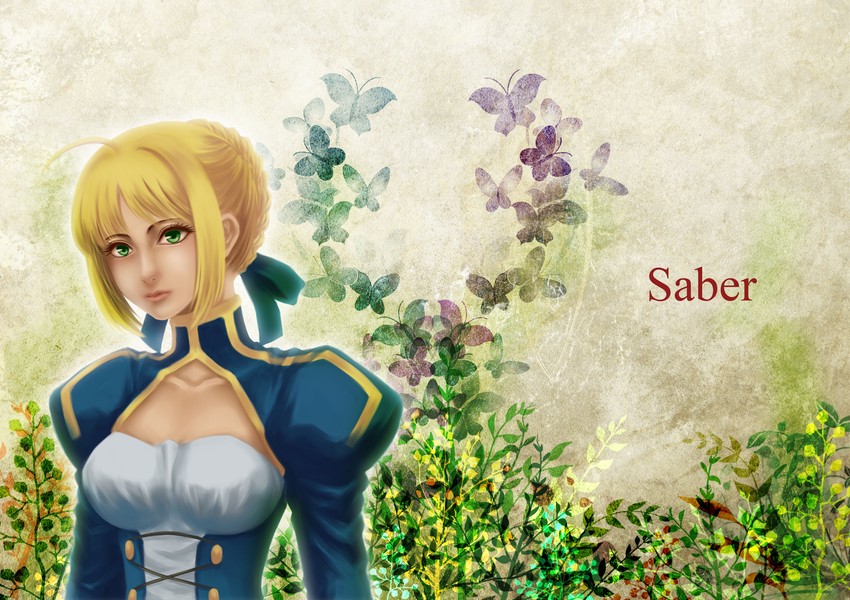 artoria pendragon and saber (fate and 1 more) drawn by windgun