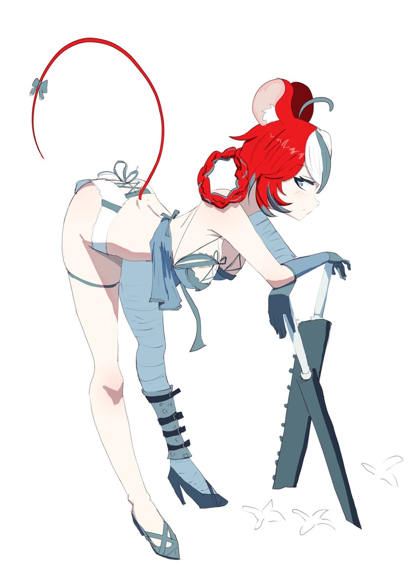 hakos baelz and kaine (hololive and 2 more) drawn by angelchama