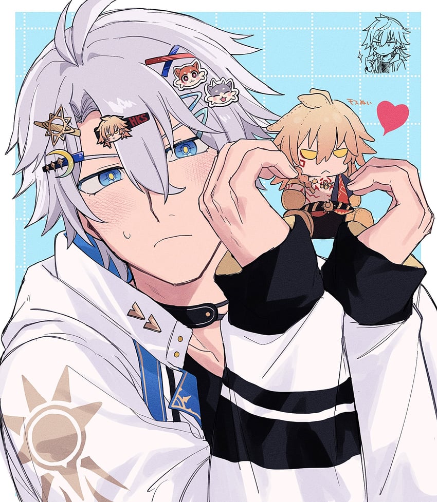 phainon and mydei (honkai and 1 more) drawn by kbutstrhy