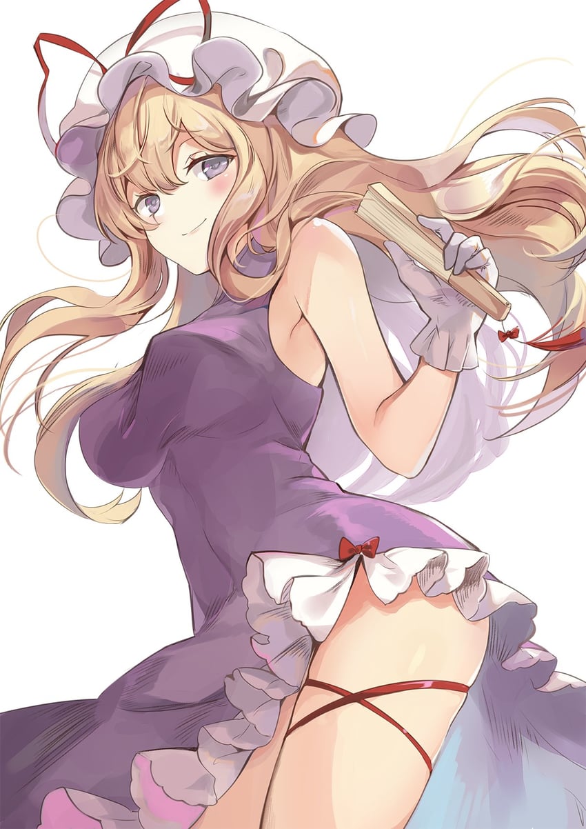 yakumo yukari (touhou) drawn by kita_(kitairoha)