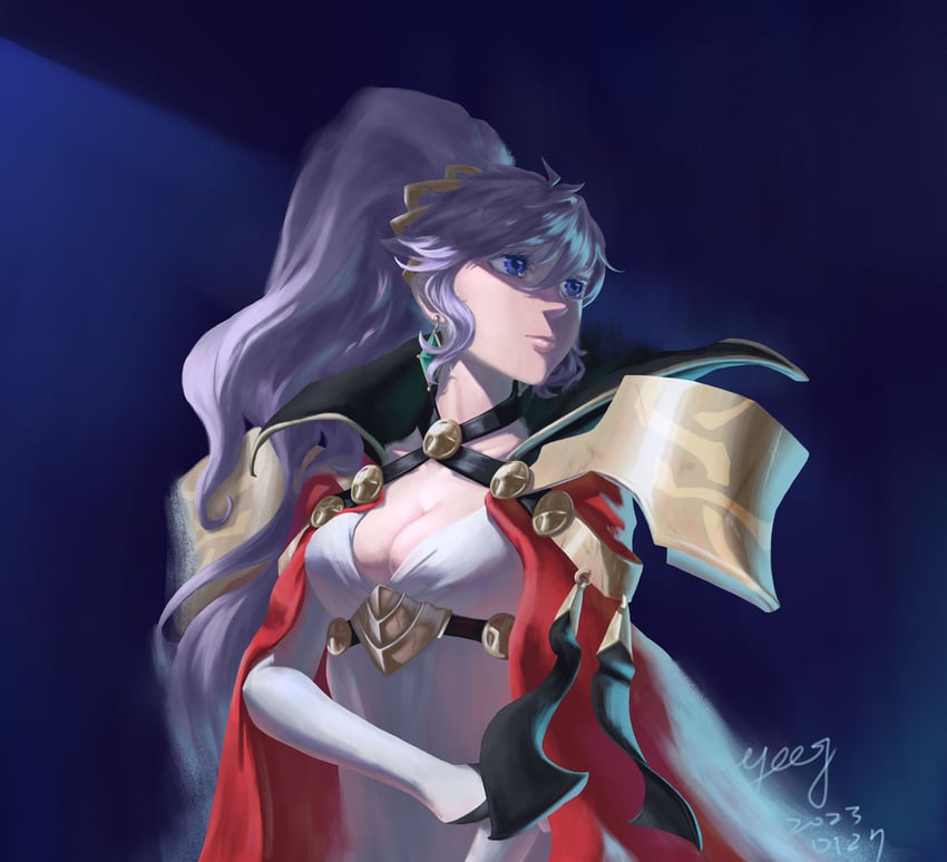 ishtar (fire emblem and 2 more) drawn by yeeej