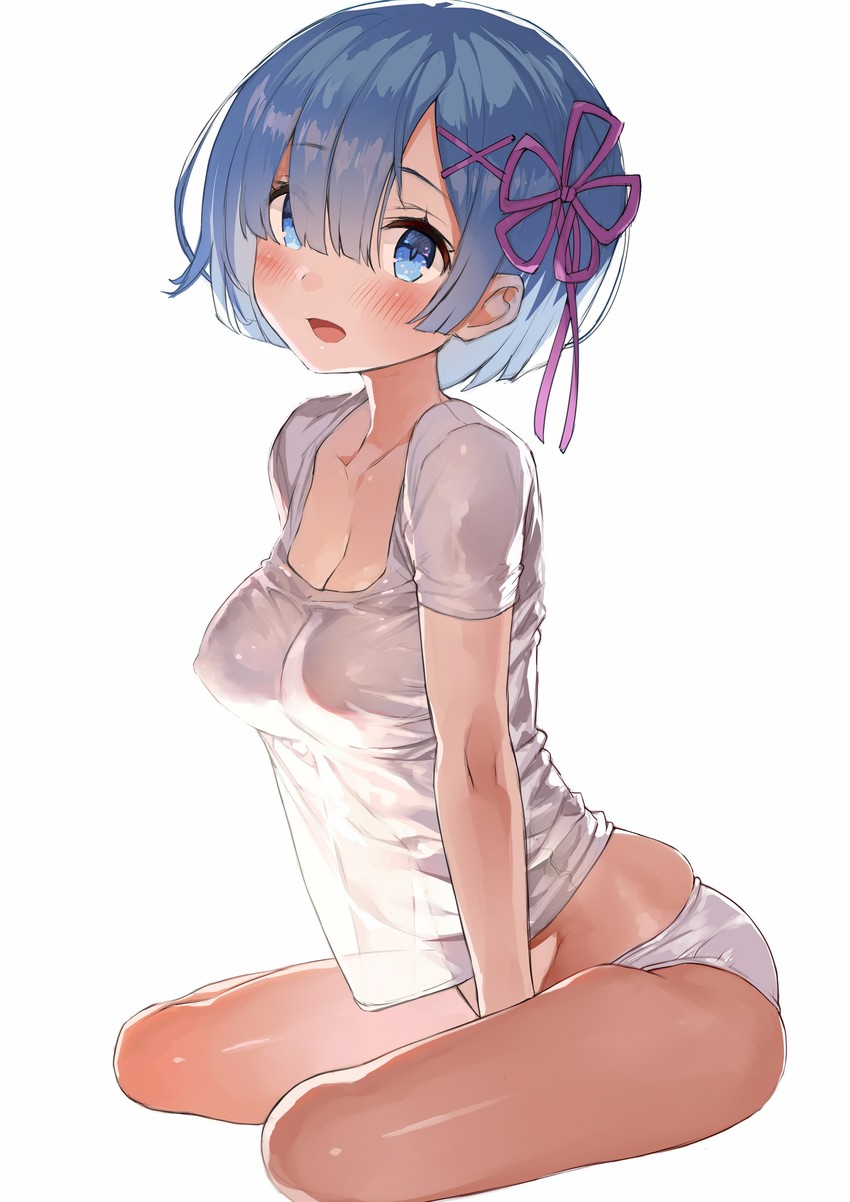 rem (re:zero kara hajimeru isekai seikatsu) drawn by gaou_(umaiyo_puyoman)