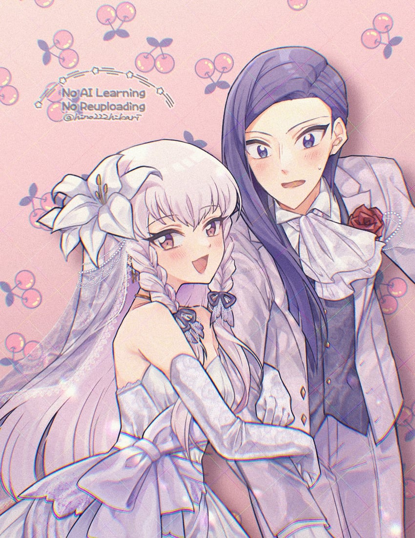 lysithea von ordelia and lorenz hellman gloucester (fire emblem and 1 more) drawn by hino222hikari