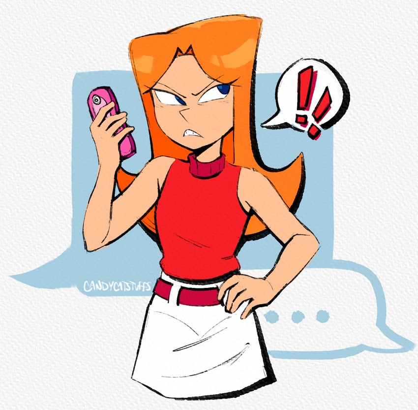 candace flynn (phineas and ferb) drawn by candycatstuffs
