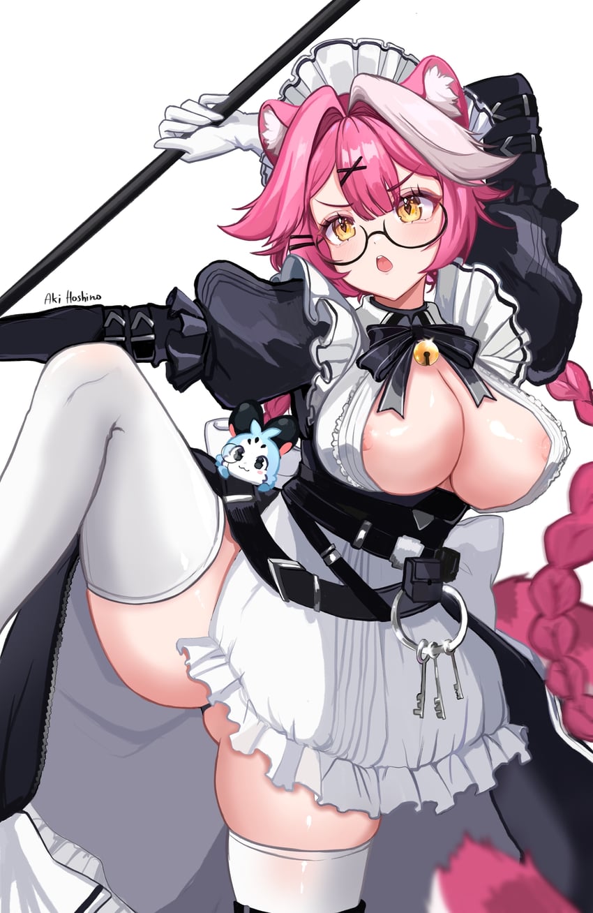 raora panthera and chattino (hololive and 1 more) drawn by aki_hoshino