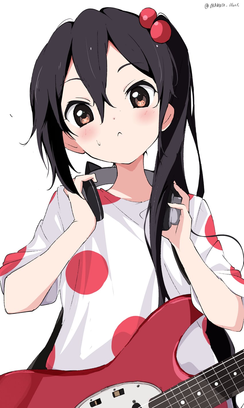 nakano azusa (k-on! and 1 more) drawn by white_gorilla_(okamoto)