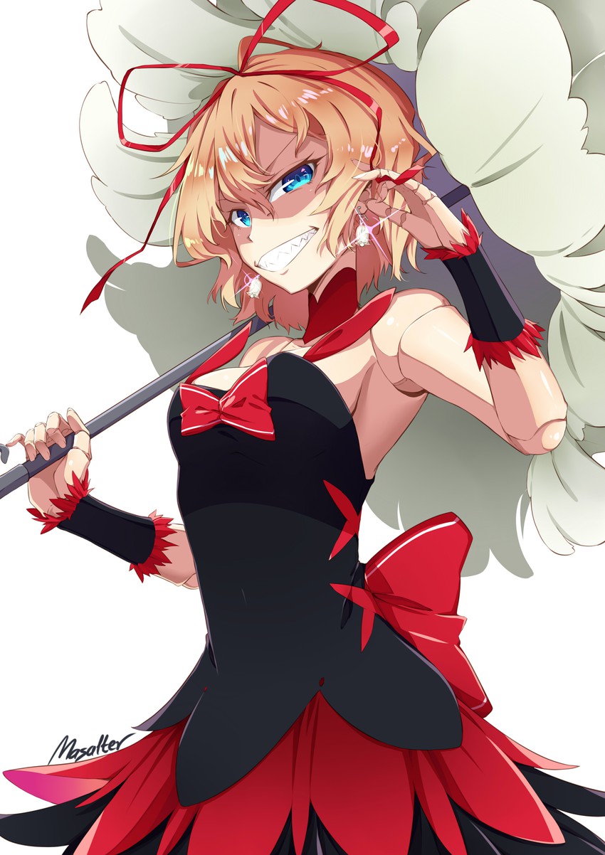 medicine melancholy and harime nui (touhou and 1 more) drawn by masalter