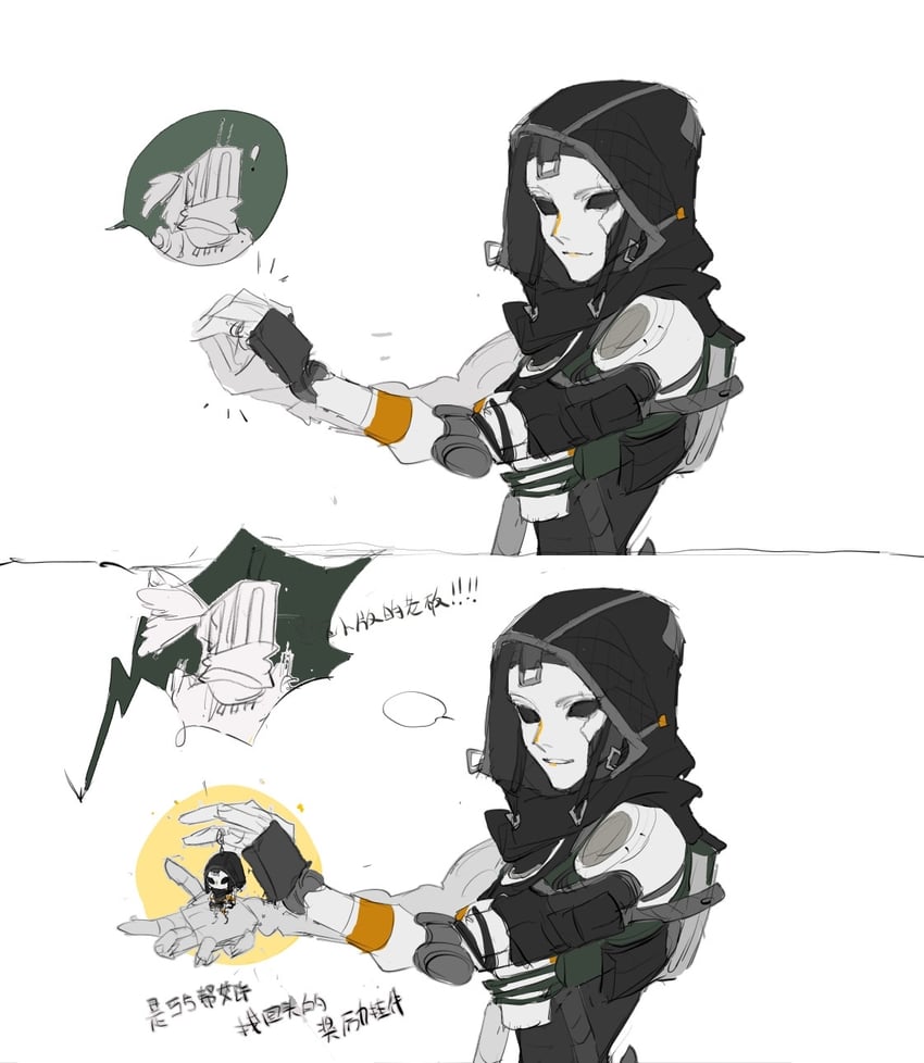 ash, pilot, and phase shift pilot (titanfall and 1 more) drawn by ruu47