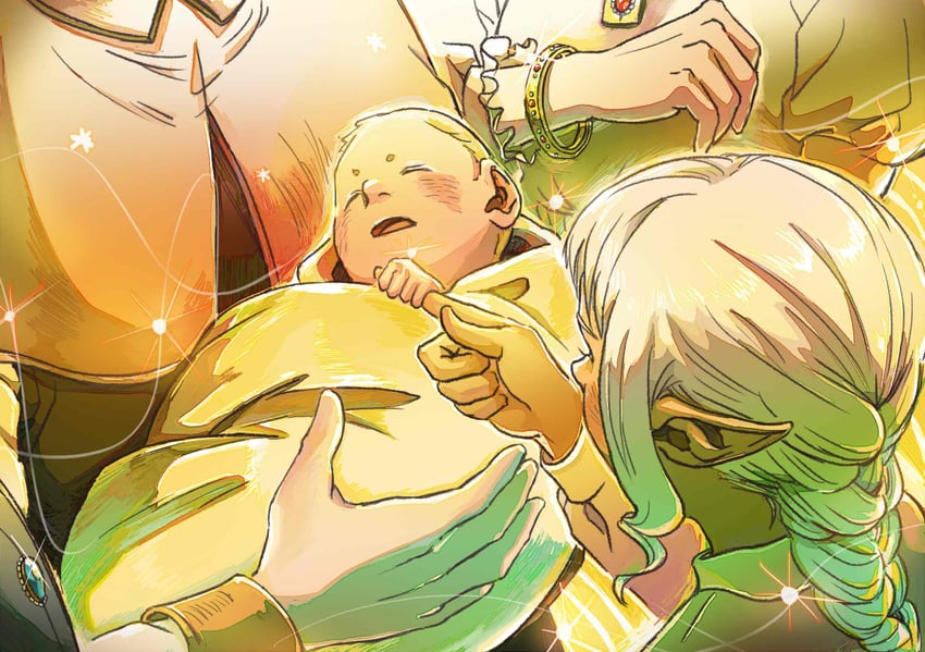thistle and delgal (dungeon meshi) drawn by aa-d-aa