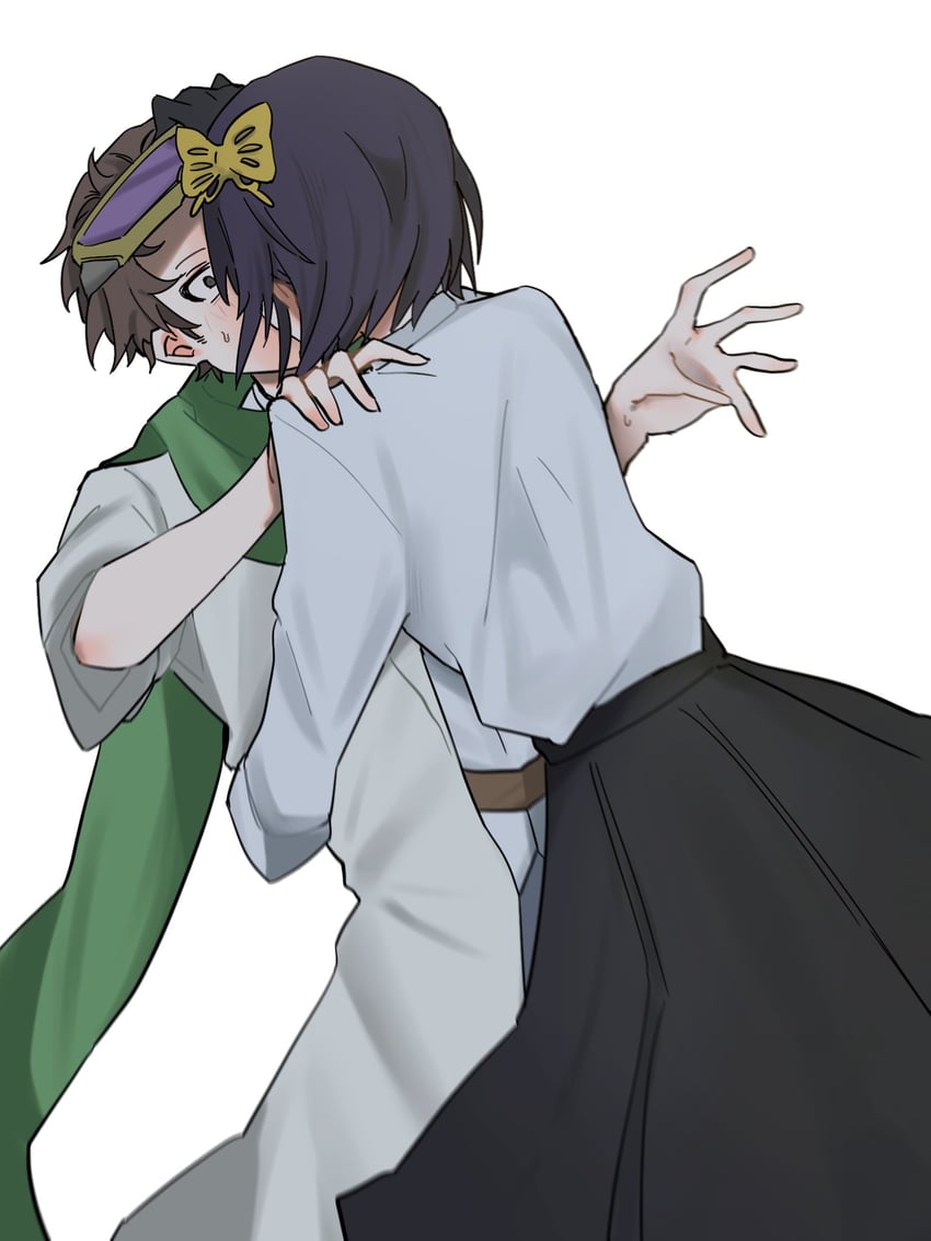yosano akiko and kajii motojirou (bungou stray dogs) drawn by yuu_(y75082844)
