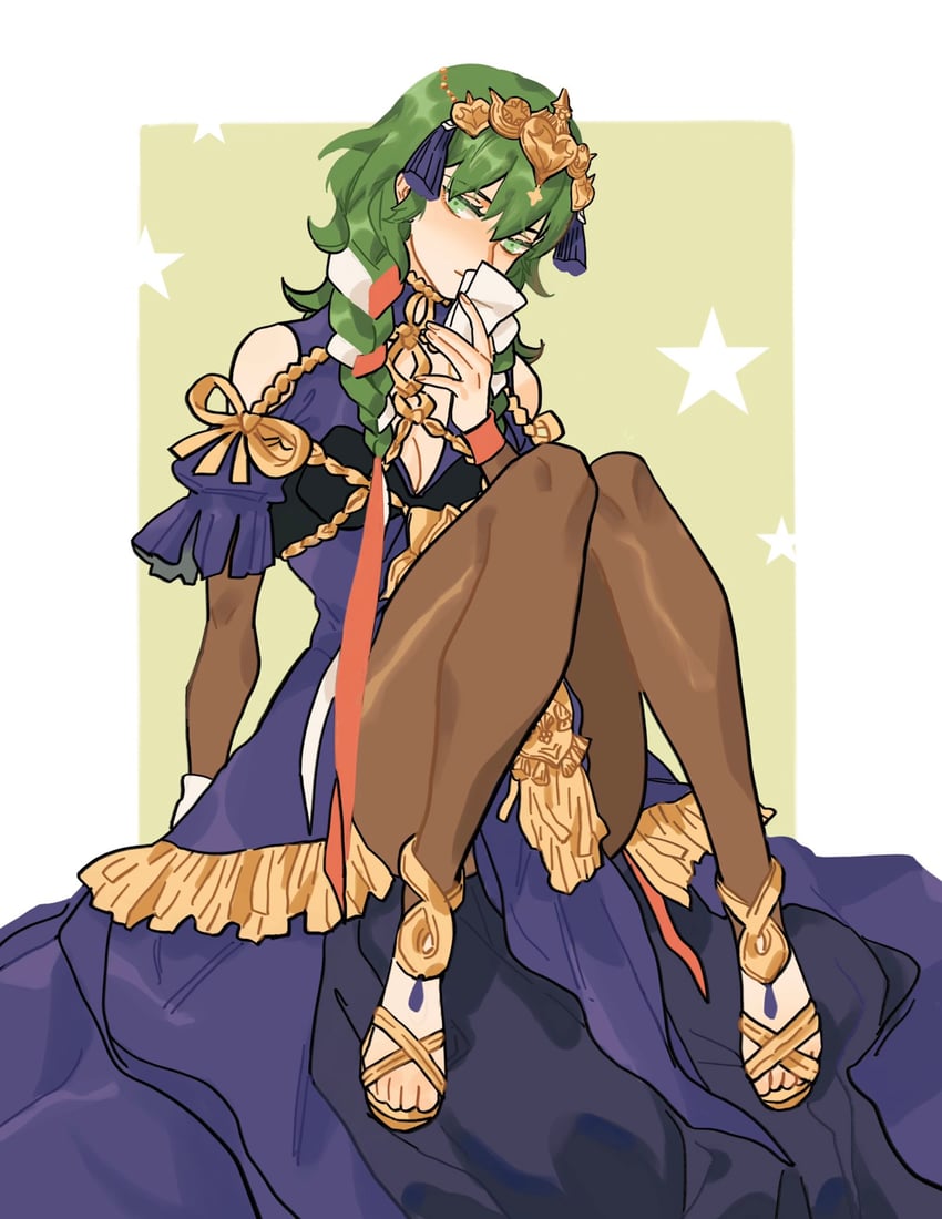 female byleth (fire emblem and 1 more) drawn by julianlynnnn