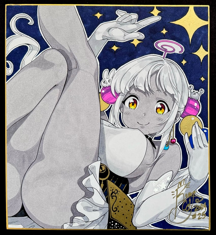 tsukumo sana (hololive and 1 more) drawn by robot_cat_(robotcatart)