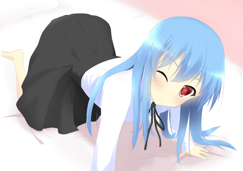hinanawi tenshi (touhou) drawn by haidi