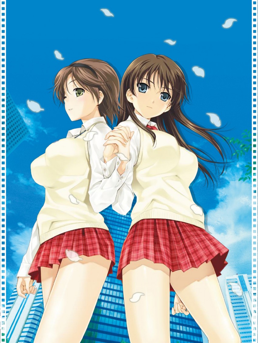 iseshima aya and honma natsume (zettai shougeki) drawn by happoubi_jin
