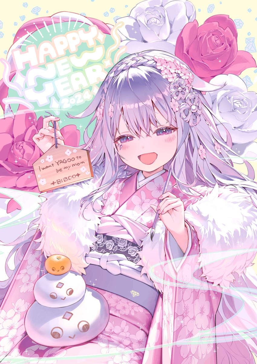 koseki bijou and pebble (hololive and 1 more) drawn by kitada_mo