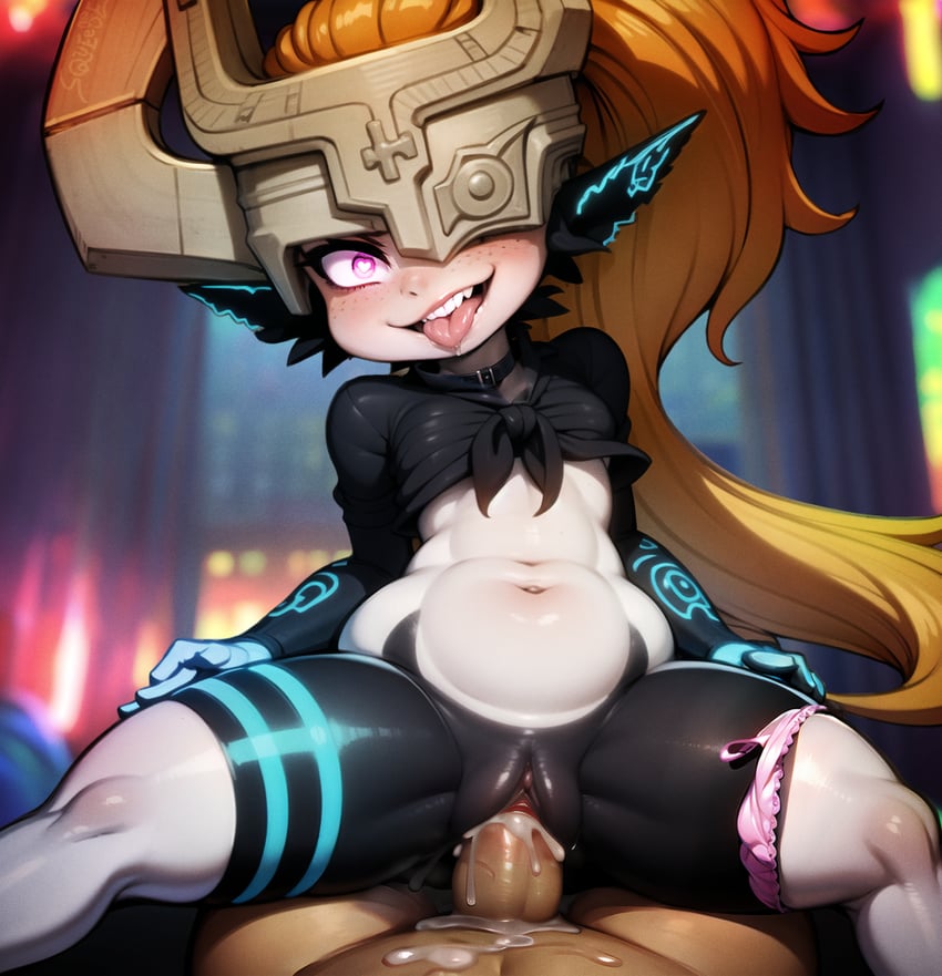 midna (the legend of zelda and 1 more) drawn by squeegeee