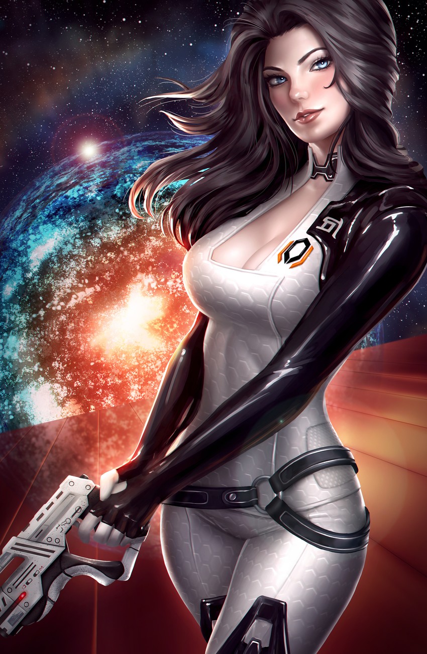miranda lawson (mass effect and 1 more) drawn by madeleine_bellwoar