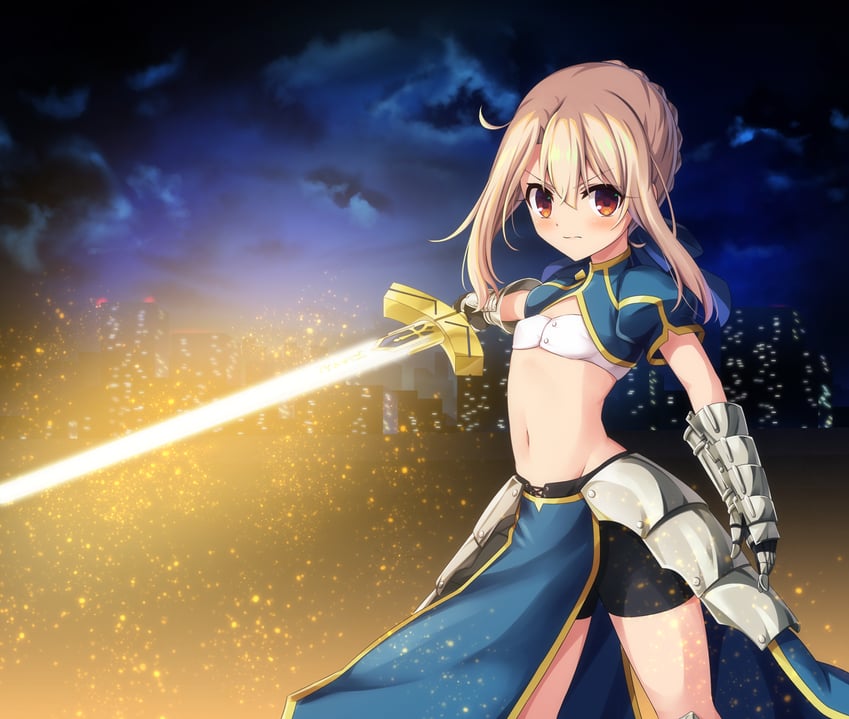 artoria pendragon, saber, illyasviel von einzbern, and miyu edelfelt (fate and 1 more) drawn by morokoshi_(tekku)