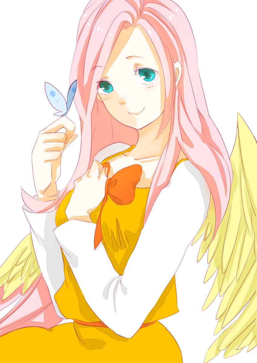 fluttershy (my little pony and 1 more) drawn by kumo_ni_notte