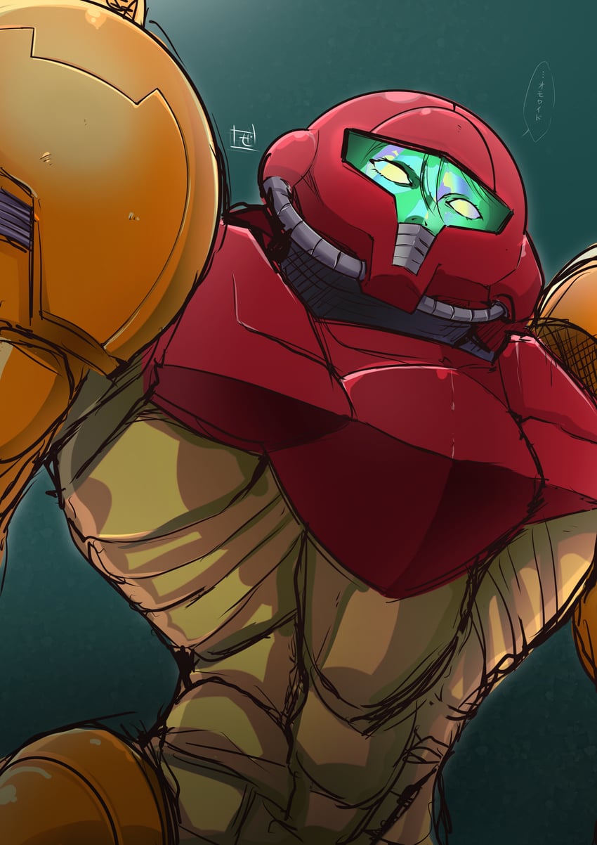 sa-x (metroid and 1 more) drawn by zero-theme
