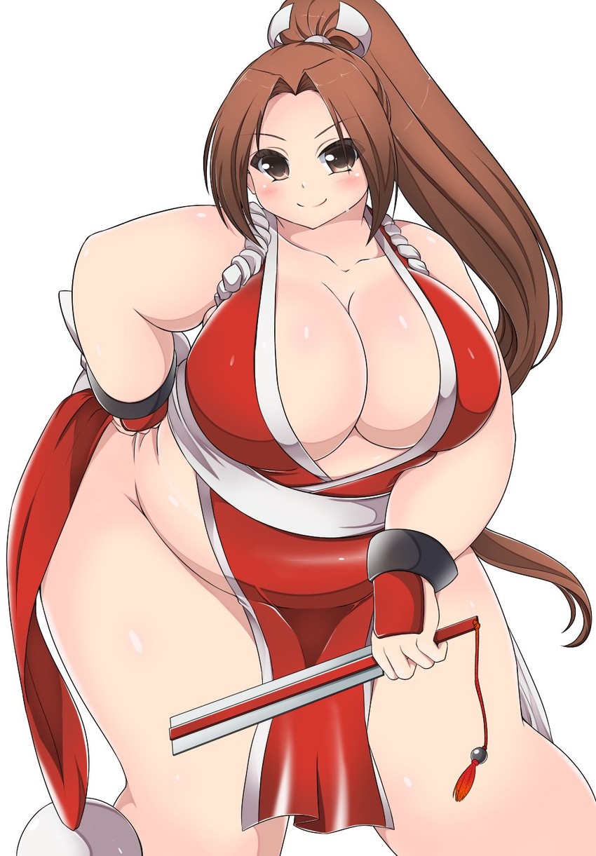 shiranui mai (the king of fighters and 1 more) drawn by kurokaze_no_sora