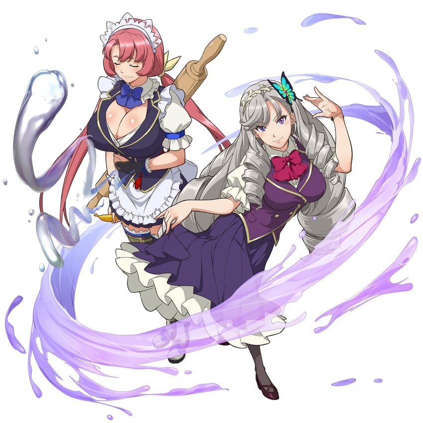 manpuku kuromaru and shijuuin kaguya (kandagawa jet girls) drawn by naruko_hanaharu