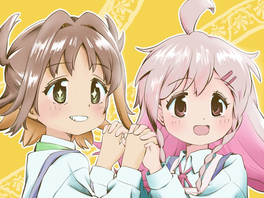 oyama mahiro and oka asahi (onii-chan wa oshimai!) drawn by sakura_planet
