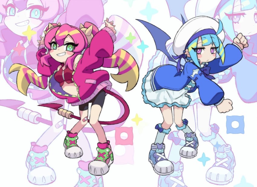 lil-la, ki-sikil, live twin lil-la, and live twin ki-sikil (yu-gi-oh!) drawn by mutsuki_riichi