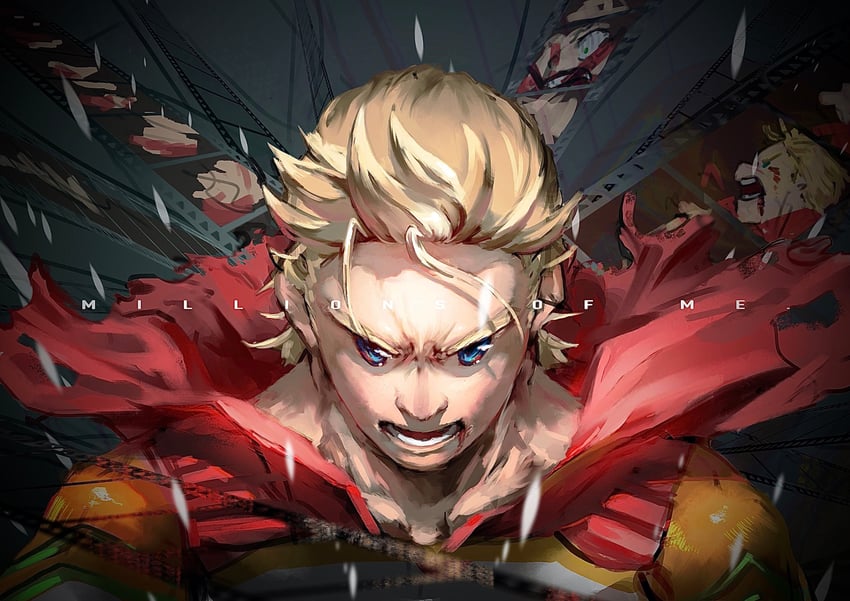 midoriya izuku and togata mirio (boku no hero academia) drawn by sakumo_(hrnb0122issy)