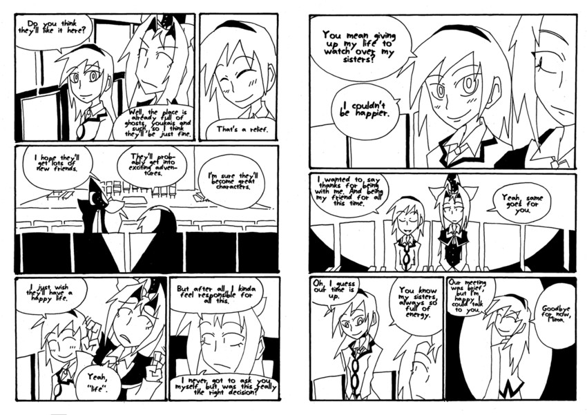 mima and layla prismriver (touhou) drawn by setz