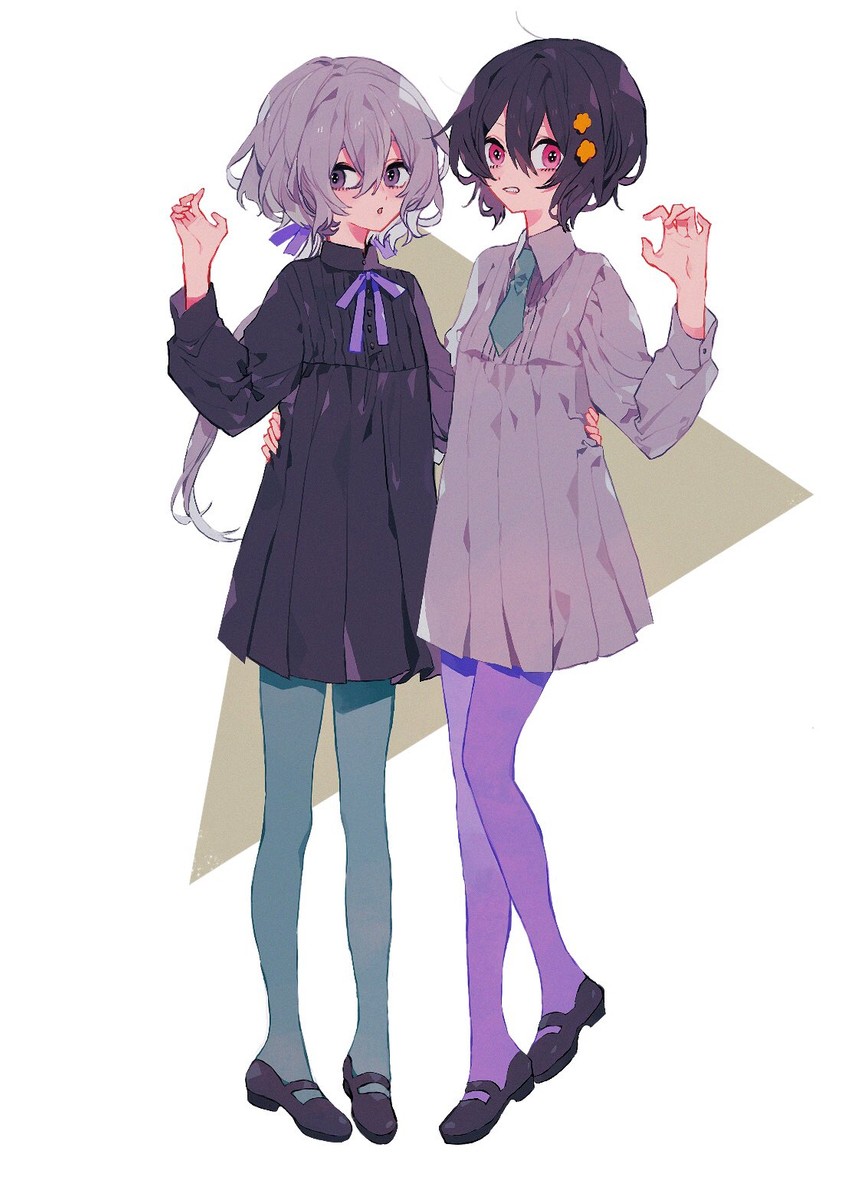 konno junko and mizuno ai (zombie land saga) drawn by azusa_(rikuriku)