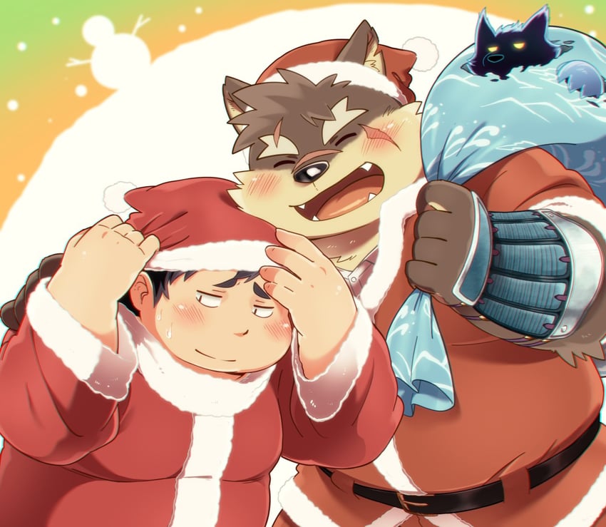 moritaka and inukai kenta (tokyo afterschool summoners) drawn by hinami_(ryuusei_potechi)