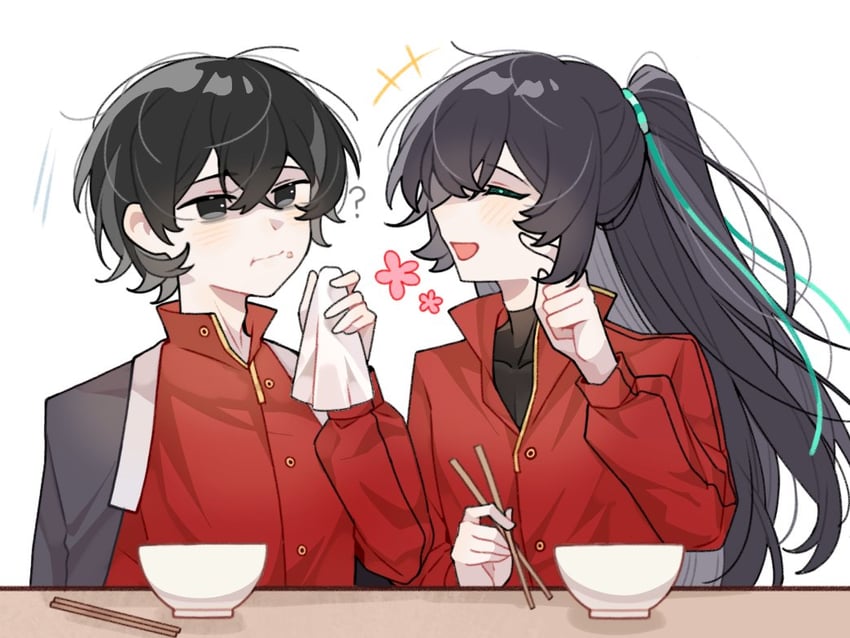 yi sang and hong lu (project moon and 1 more) drawn by finame0
