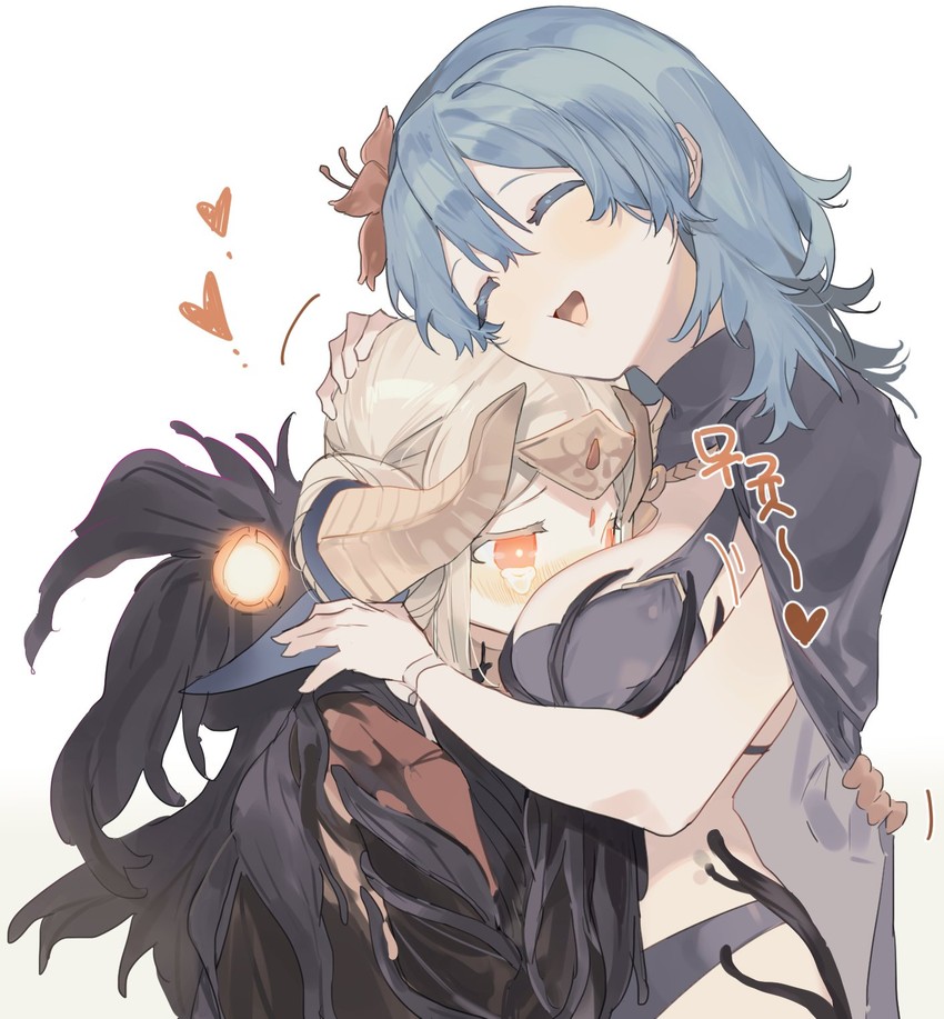 female byleth and edelgard von hresvelg (fire emblem and 2 more) drawn by meunhongcha