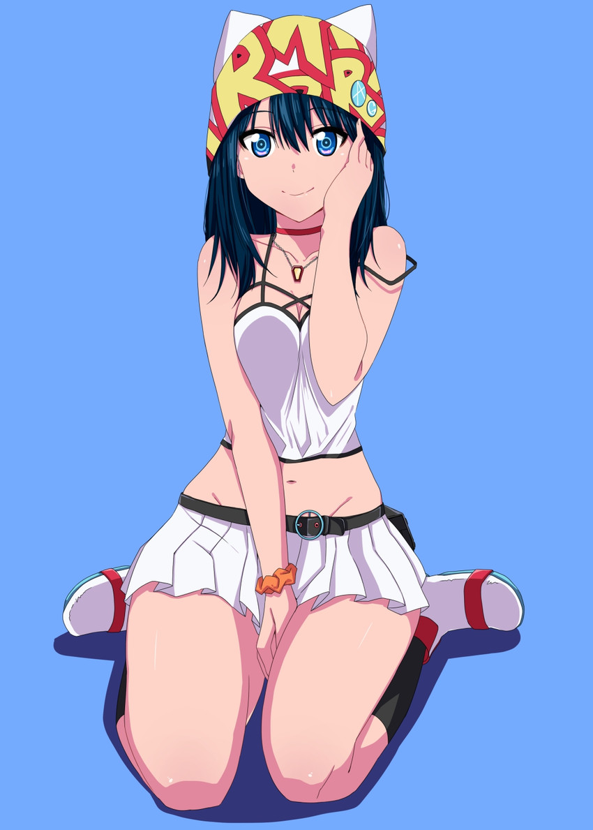 takarada rikka (gridman universe and 1 more) drawn by oki_kuro