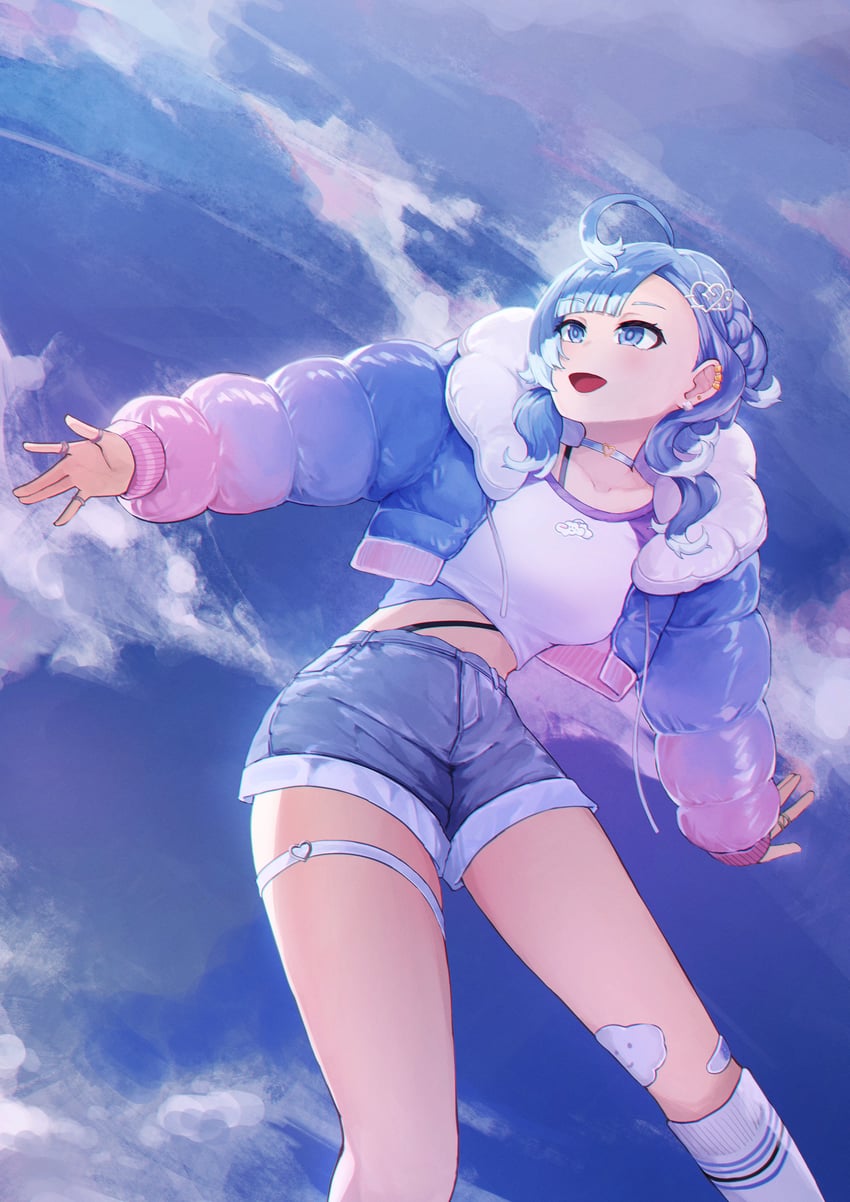 kobo kanaeru (hololive and 1 more) drawn by xharu_machix