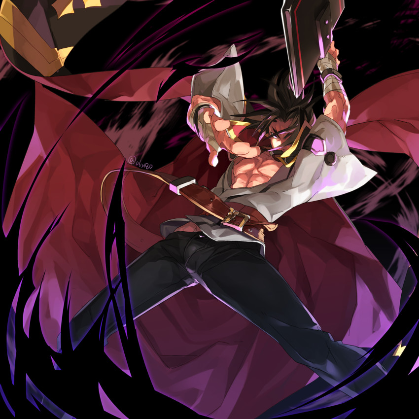 kagura mutsuki (blazblue and 1 more) drawn by hyakuhachi_(over3)