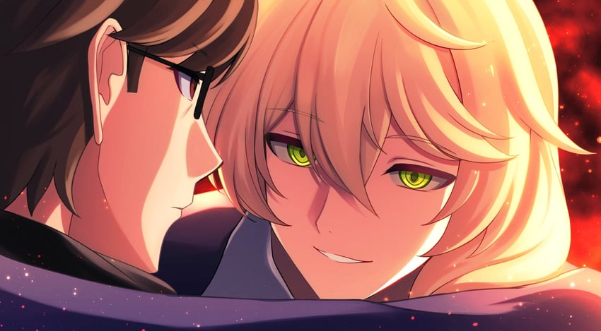 welt yang and otto apocalypse (honkai and 1 more) drawn by dead_angels